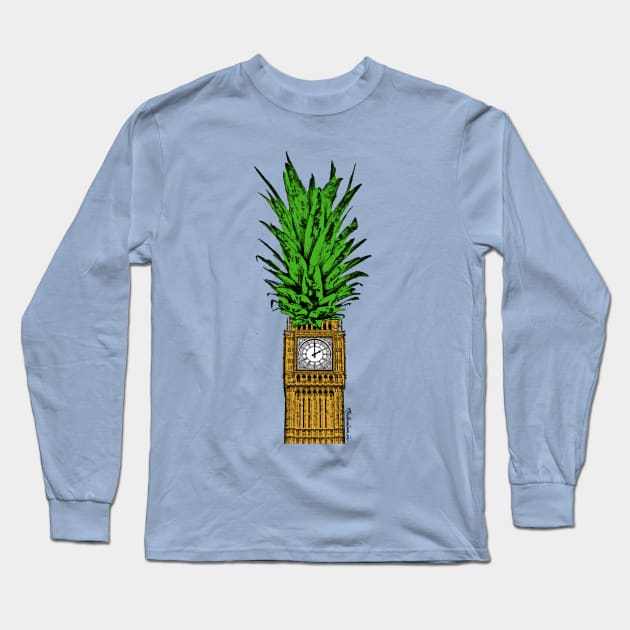 Pineapple Ben Long Sleeve T-Shirt by Maladonia